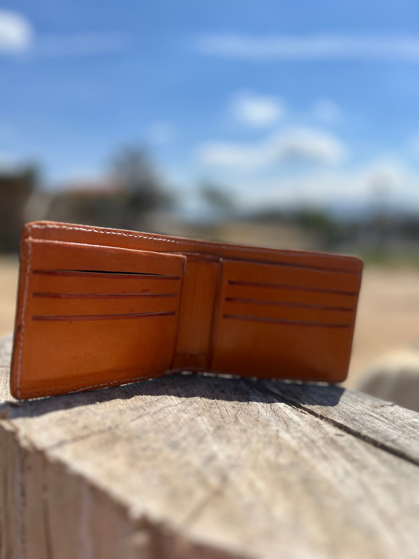 Mens Tooled Wallet | Cartera Cincelada para Hombre